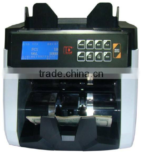 Double Power CIS Multi-Currency value mix currency counter machine