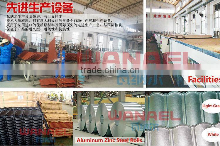 building material-metal roof tiles for houses