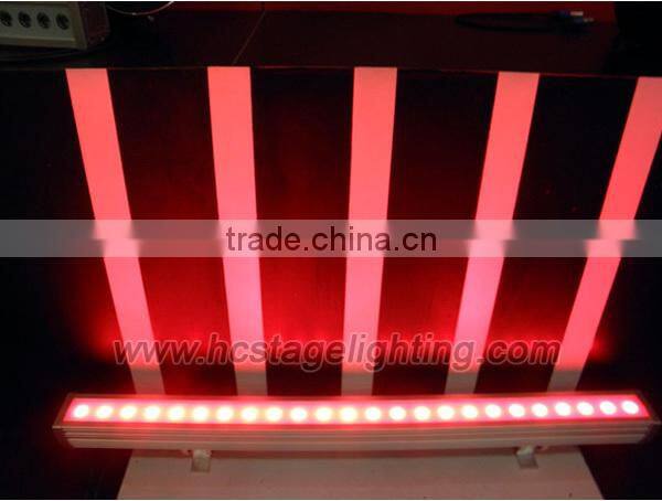 event hall decoration 24x3w rgbw led wall wash up lights