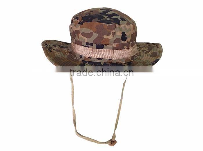 Desert camouflage military fatigue hat for German army