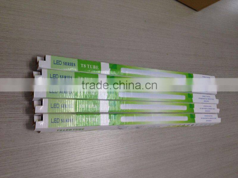 60cm 9W LED T8 Glass Tube, 330 beam angle, 800lm, UL/DLC certified