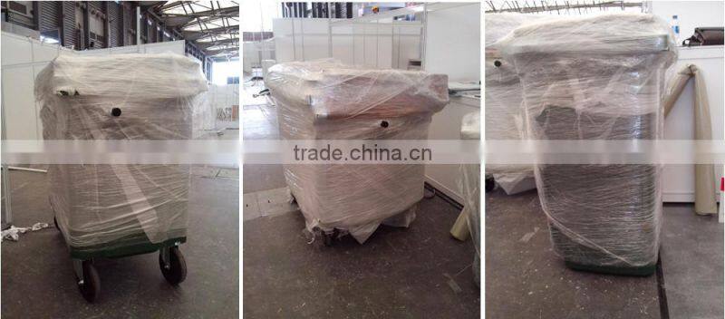 Storage box installed in the service cart