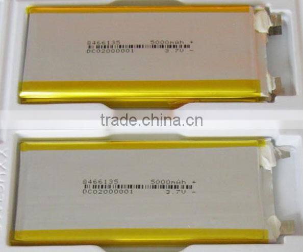China supplier low price OEM/ODM 3.7V li-ion polymer battery 5000mah 105080