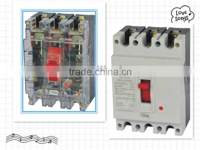 made in china mccb manufactures DZ10 electrical mccb 100amp