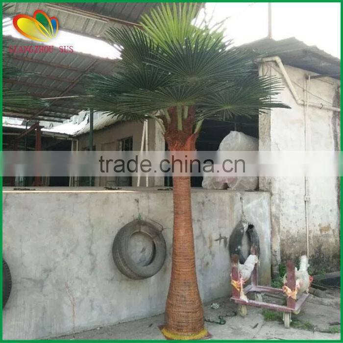 SUS artificial palm tree fiberglass artifcial palm tree