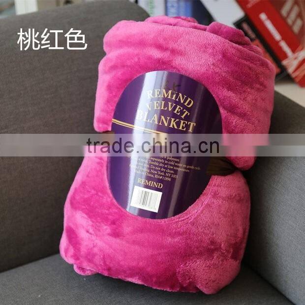 Super Soft Cheap Fleece Blanket Polyester