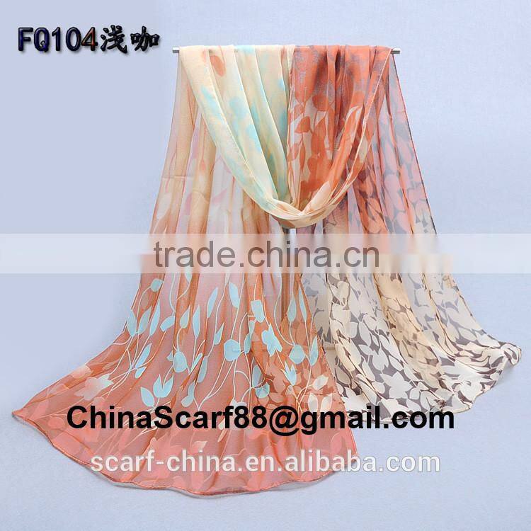 Wholesale chiffon silk scarf
