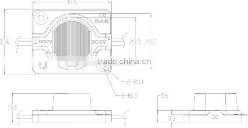 Top quality high power led modules with different beam angle lens, 3 years warranty