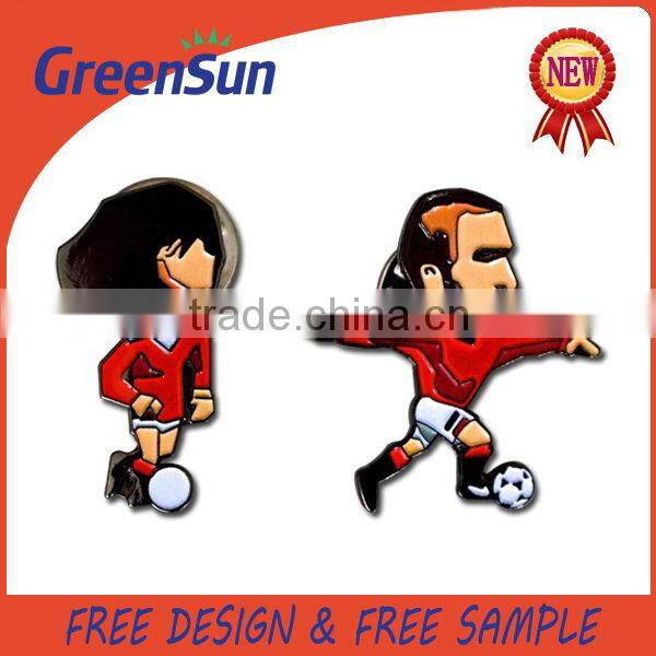 Practical eco-friendly metal enamel pin badge