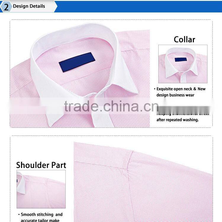 Product Promotion solid color stripes shirts for men