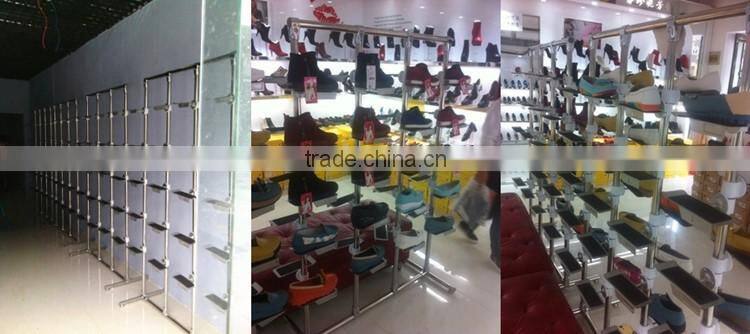Huohua shop shop display shelf folding shoe rack