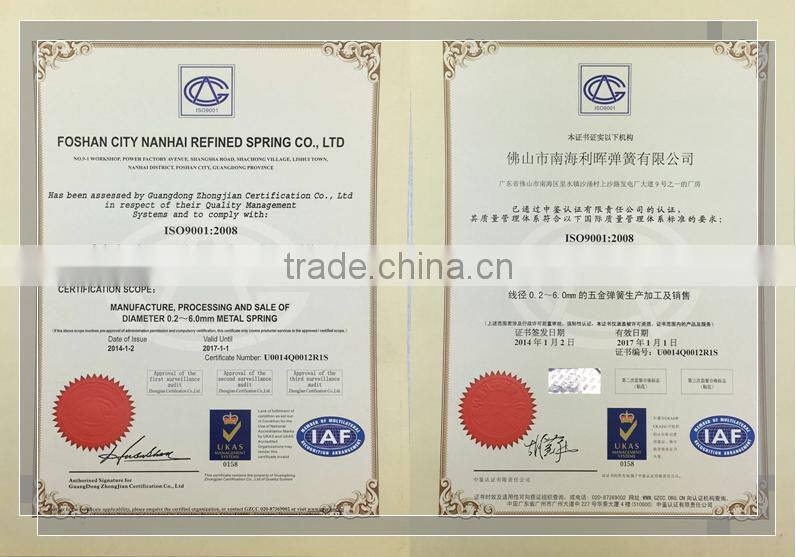 AAA electric battery contact spring, china supplier