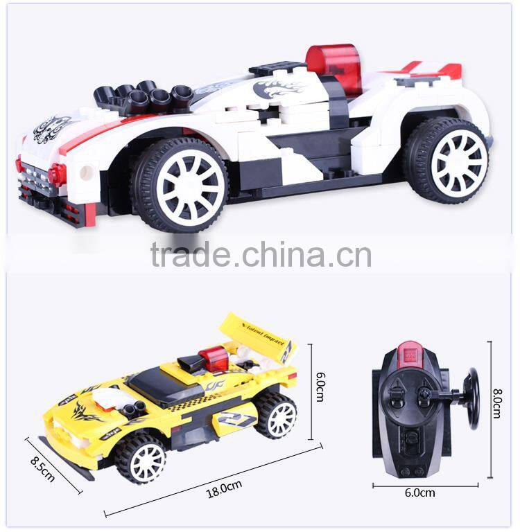 Children intelligence toys building blocks racing car,remote control car,building blocks toys