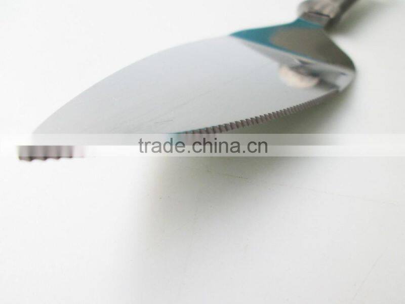 2015 Hot sale Easy use stainless steel Serrated Edge Cake Spatulas