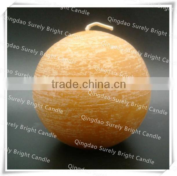 2015 christmas decoration high quality rustic ball candles