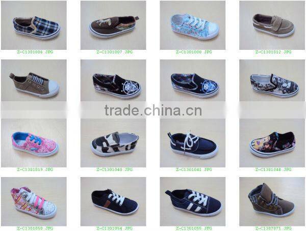Z-C1301013 popular kids casual canvas shoes