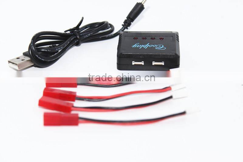 Newest 4 in 1 V977 spare parts RC lipo li-po battery charger