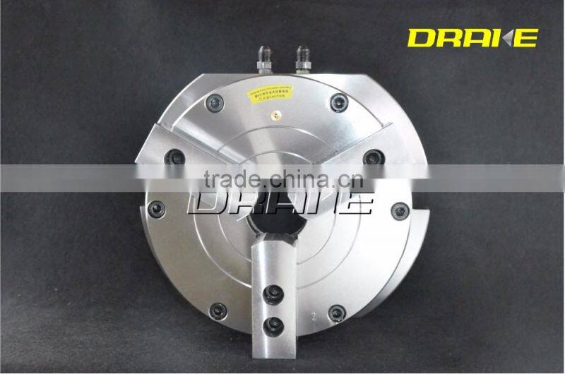 3 jaw vertical through-hole cnc hydraulic oil drill chuck small power chuck