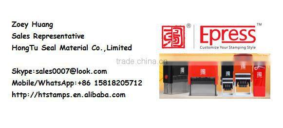 Custom logo self inking rubber stamps