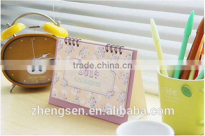 Flower series Desktop paper flip calendar