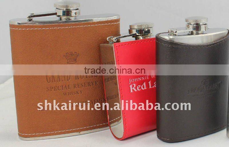 1oz stainless steel hip flask