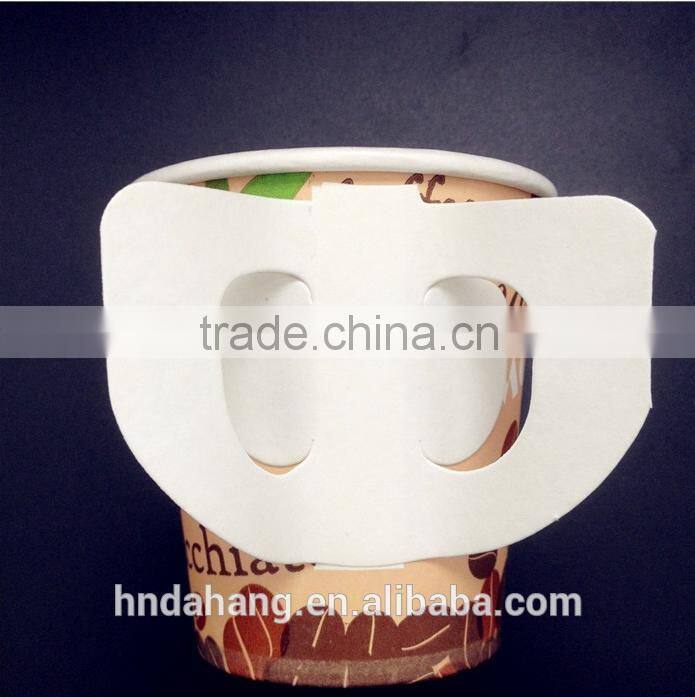 Printed Coffee Paper Cup Disposable coffee cup with handle