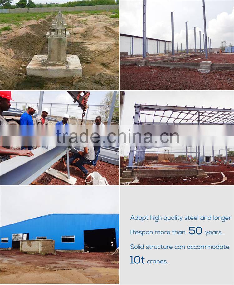 economic light steel construction industrial workshop for sale