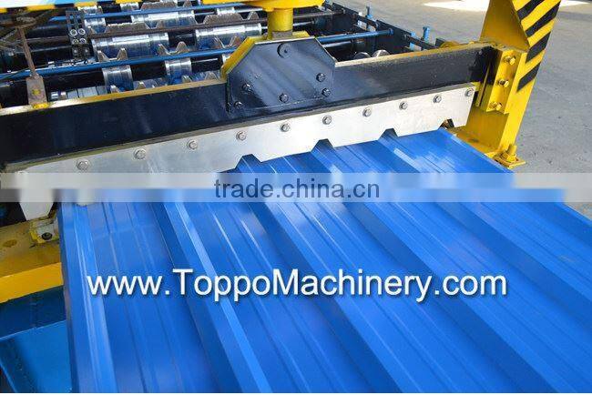 Cangzhou Roofing Sheet Roll Forming Mahine for Steel Building