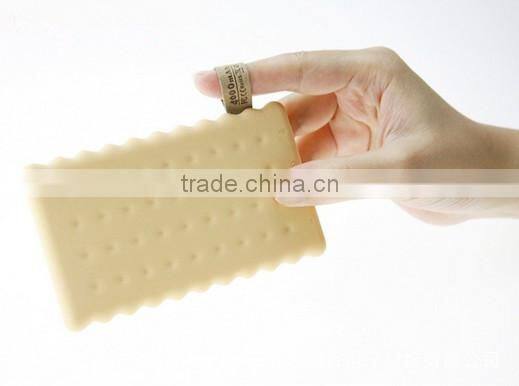 2015 rechargeable ultra thin 4000mah cookie power bank for us market