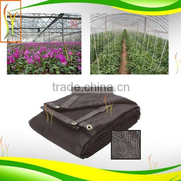 REINFORCED GROMMETS BLACK MESH SCREEN SHADE TARP