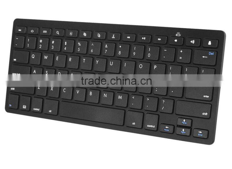 scissor feet black ultra slim wireless bluetooth keyboard for ipad/ipad mini/ipad air
