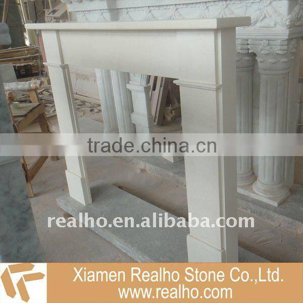 fireplace bursa beige marble