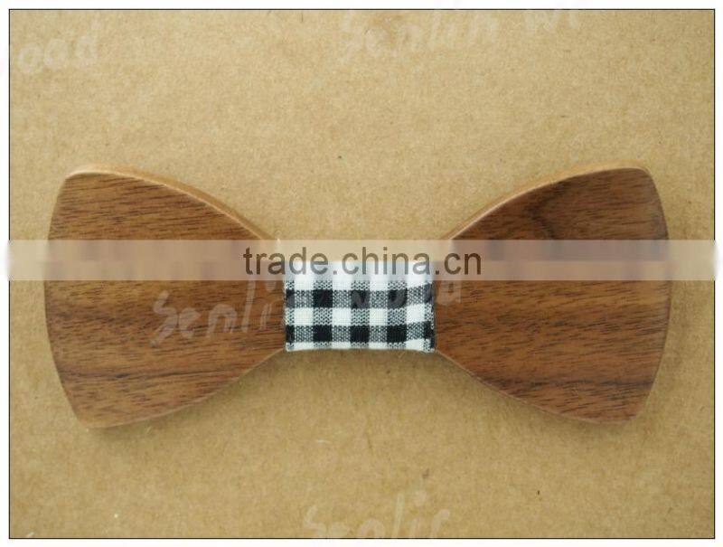 Custom wooden bow tie for man