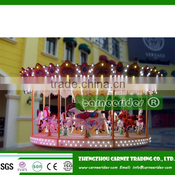 Fairground outdoor Mini musicial merry go round rides for kids!