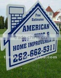 Custom Printed Plastic PP Outdoor Sign Sheet