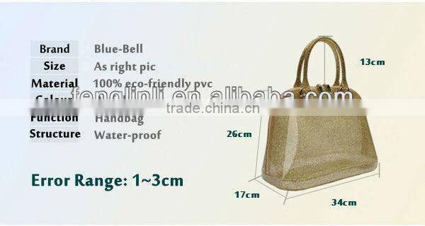 2014 women handbags tote bag pvc shell bag