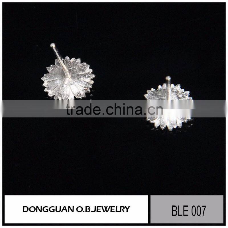 wholesale jewelry artificial flower jewelry earring from jewelry factory