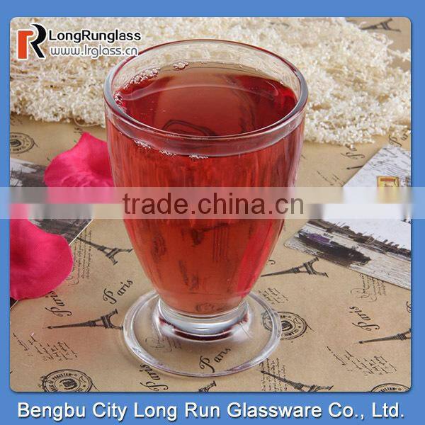 LongRun 258ml clear transparent glass red wine galss mug drinking coffee glass cup wholesale