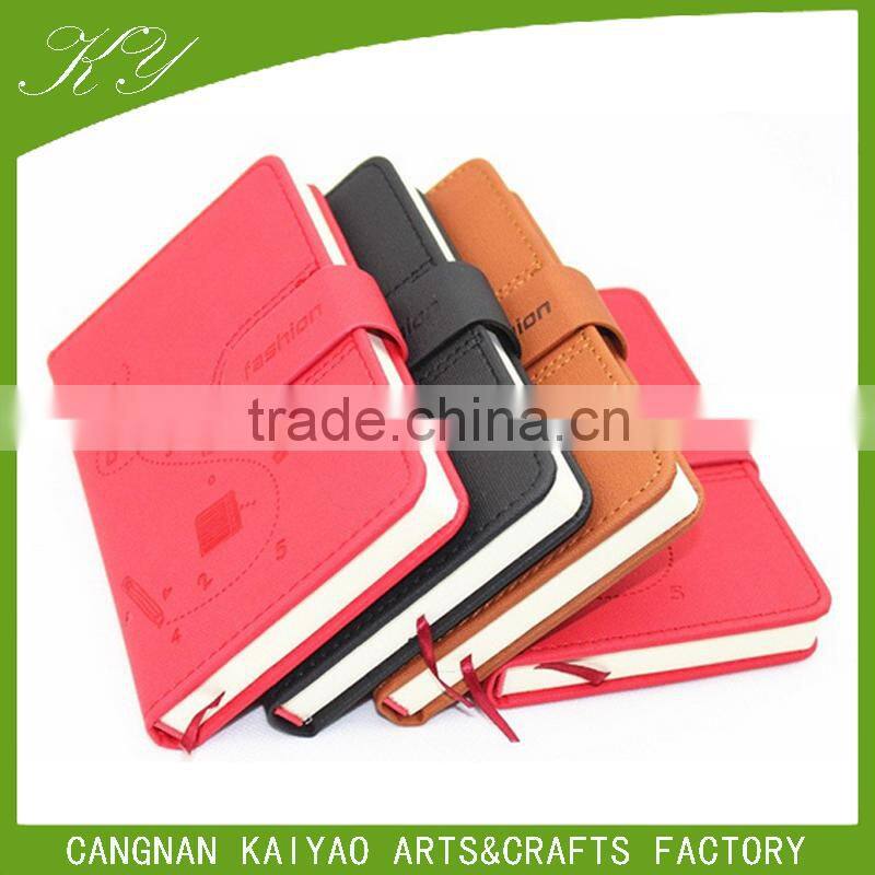 leather promotion gift customized leather work diary covers