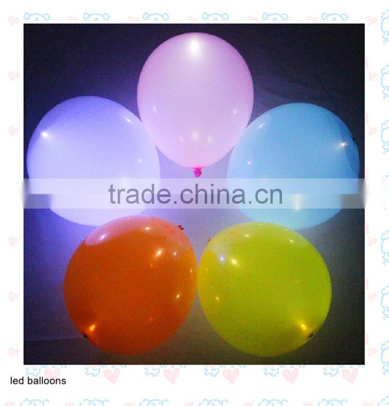 custom printing decoration led lights balloons