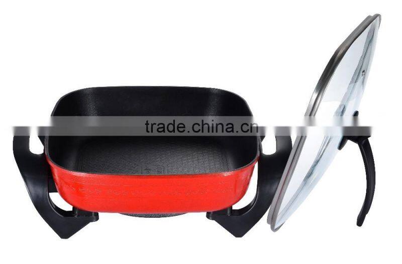 Multifunctional non-stick coating Die-cast electric skillet pan