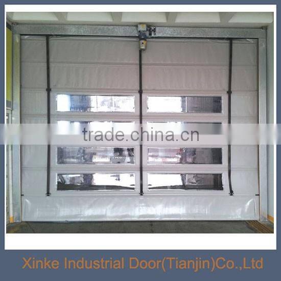 Stacking type fast rapid door with ISO 9001 certificate | Stacked high speed door STD-031
