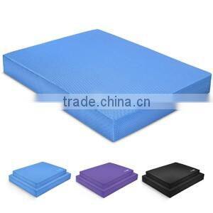Balance Training Exercise Latex Free Closed Cell Foam Balance Pad in 20" L x 16.4" W x 2"H