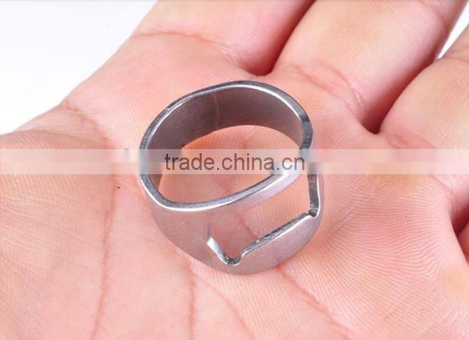 cheap promotional gift multifunctional metal ring shaped beer bottle opener