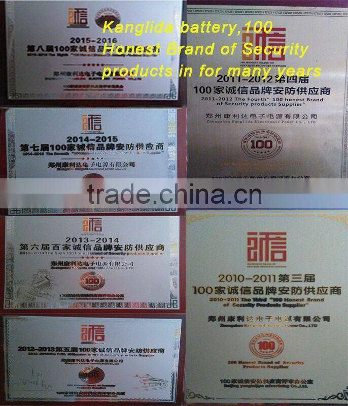 Kanglida deep cycle 12v 100ah lead acid rechargeable battery for solar panels home system