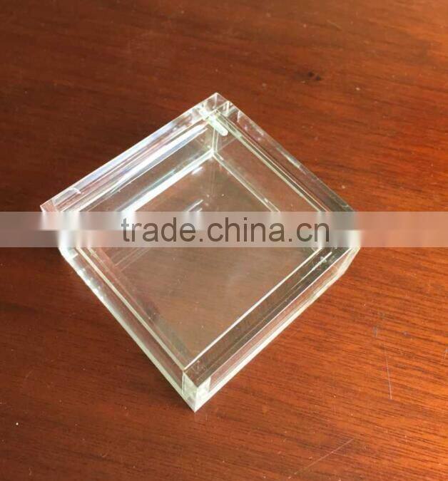 with lid clear acrylic cube box