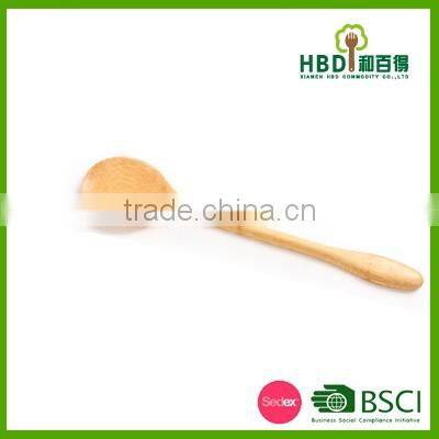 Bamboo kitchen ustensil with slot wooden kitchen cooking spoons