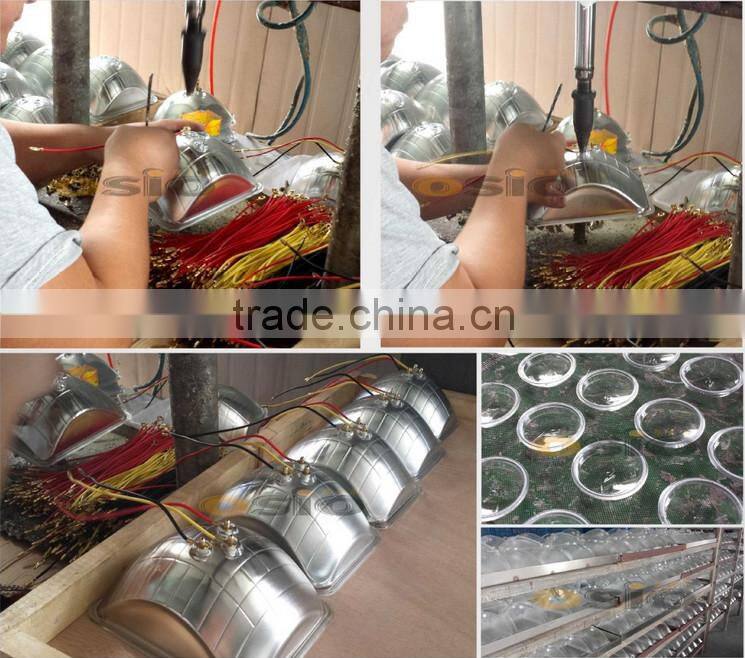 7 inch Round BMC CRYSTAL GLASS LED HALO RING Auto Halogen Semi Sealed Beam Auto Halogen Lamp H6014 H6024 H6012
