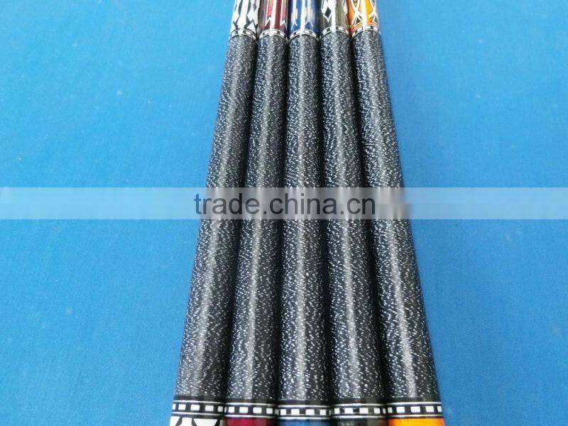 New arrival 1/2-pc maple pool cue stick 58 inch billiard snooker cue with linen grip