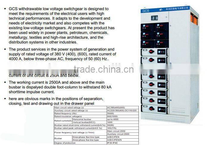 direct manufacturer of LV GCS switch cabinet